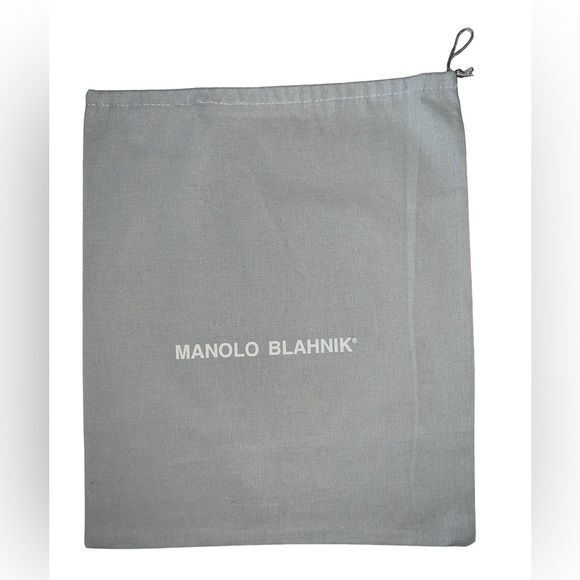 🩶 New! Manolo Blahnik Dust Bag - Picture 1 of 7